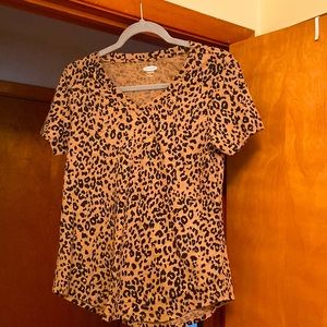 Brand new Old Navy cheetah print T-shirt.